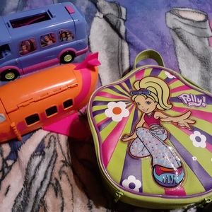 Polly pocket bag with sets 2003 💜💋